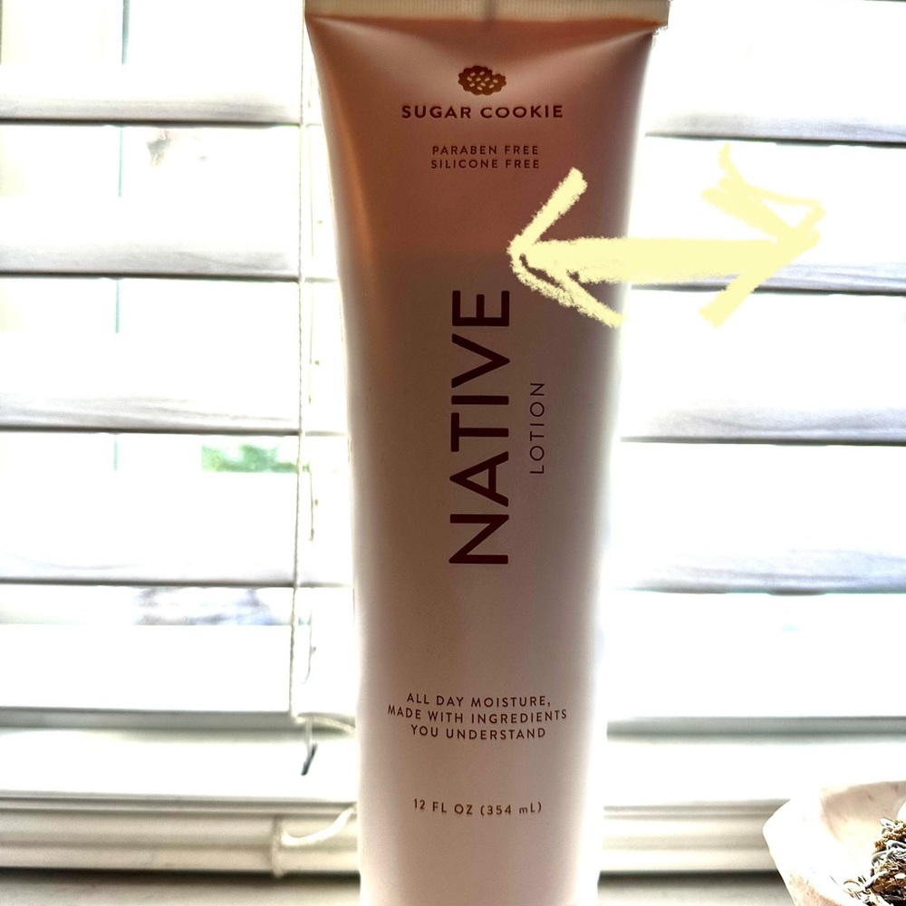 Native Seasonal Lotion - Sugar Cookie Scent! 2/3 full